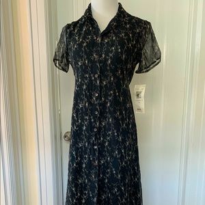 New with tag black and white dress.